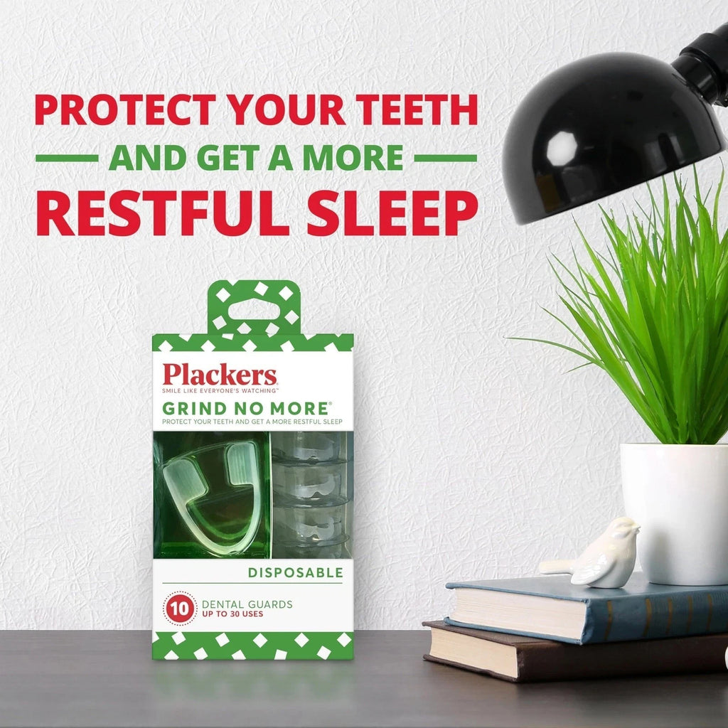 Plackers Grind No More Dental Night Guards, 10 Count, Disposable, Ready-to-Use