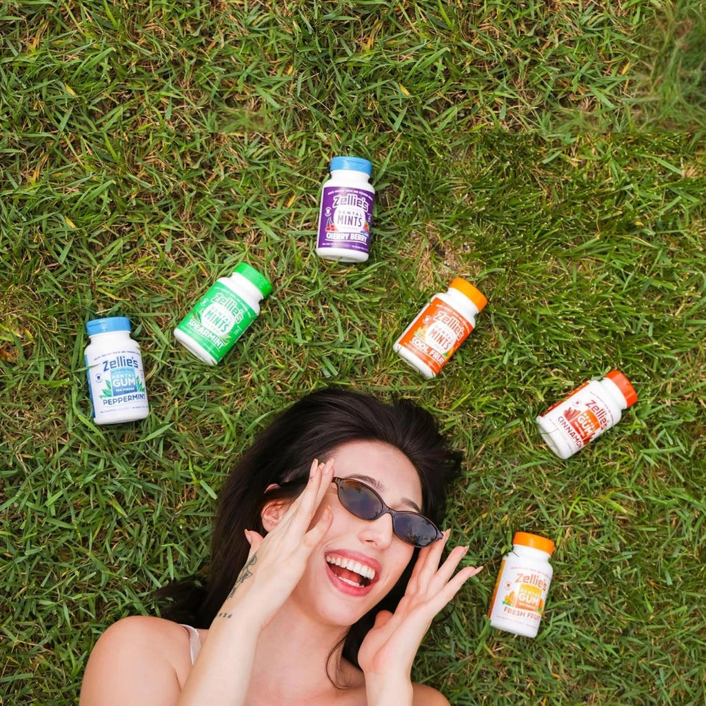 Zellie's | 100% Xylitol Cool Mint Breath Mints | No Aspartame, Gluten Free, Vegan & Kosher (250 Count - Pack of 1)